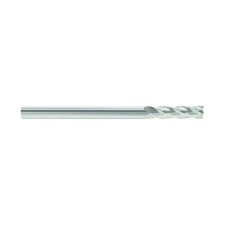 Morse Single End Mill, Center Cutting Extended Length, Series 5951, 14 Cutter Dia, 4 Overall Length, 1 57949